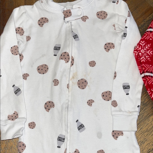 Two Way Zip Fleece Footie Pajamas - Picture 5 of 6